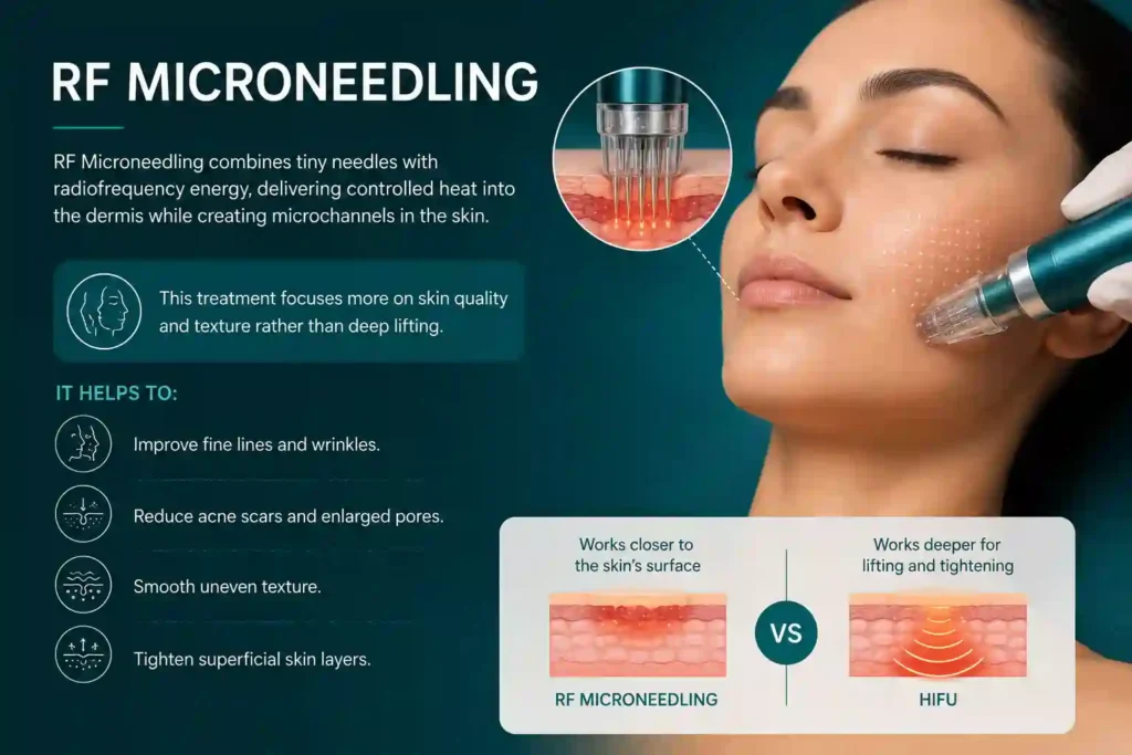 What Does RF Microneedling Do That HIFU Alone Cannot Ilkeston
